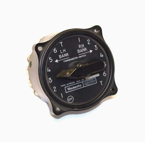 WAUKESHA DRESSER 167842A THERMOMETER SWITCH 2 BANKS OF 6 INPUTS