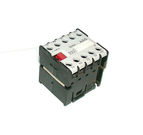 AEG CONTROL RELAY 10 AMP 110/120 VAC COIL MODEL SH04120  (2 AVAILABLE)