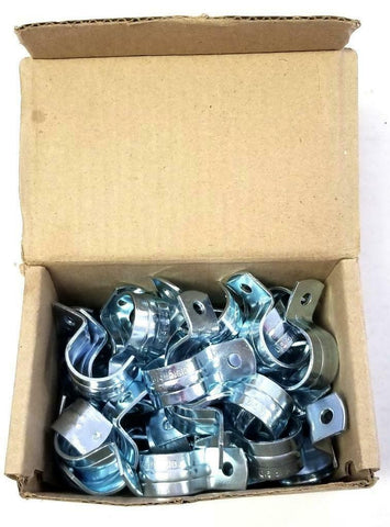 New Crouse-Hinds 411 Snap On Type One Hole Clamp 3/4" Box of 50
