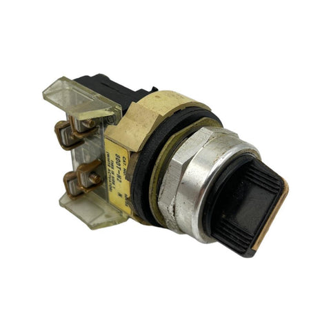 Allen Bradley 800T-H2 Series N Selector Switch w/ 800T-XA Series C Contact Block