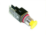 NEW ALLEN BRADLEY YELLOW PUSH BUTTON MODEL  800MR-D9D1K  (2 AVAILABLE)