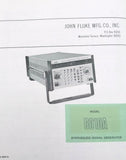 Fluke Model 6010A Synthesized Signal Generator Instruction Manual