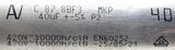 AV C.87.8BF3-40uf Capacitor Motor +-5% P2 MKP AC