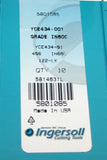 Lot of 10 Ingersoll Carbide Micromill wiper finishing Inserts YCE434-001 IN60C