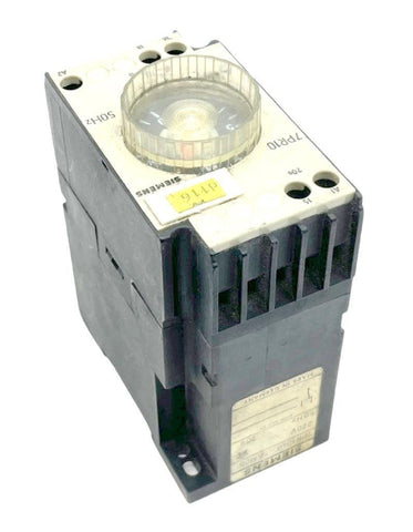 Siemens 7PR1040-7AM00 Time Delay Relay 2A 220V 50HZ 0-20 Seconds