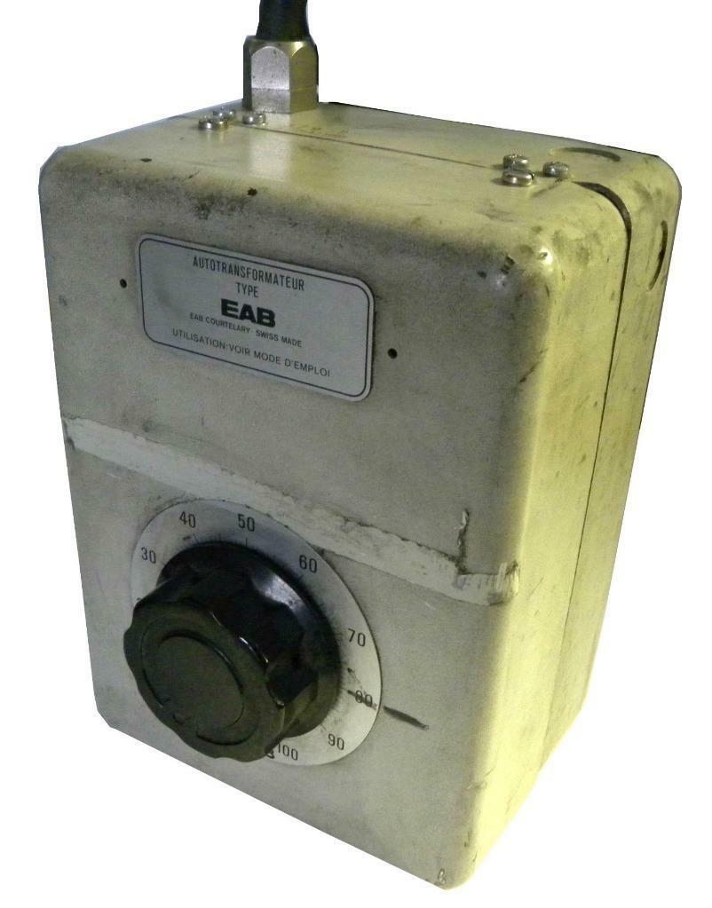 Transform Eb TELSONIC TYPE EAB AUTO TRANSFORMER 0-230 VAC @ 10 AMPS