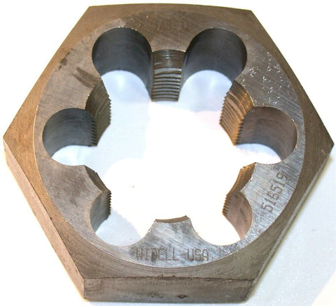 Widell Hex Rethreading Die for 1 3/8"-12 Thread 516519 Made in the USA New