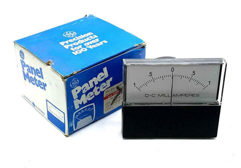 General Electric GE 50-251309FAZZ1 1-0-1 DC Milliamperes Panel Meter (2 Avail.)