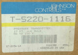 New Johnson Controls T-5220-1116  Pressure Transmitter 50-150 Degrees Fahrenheit