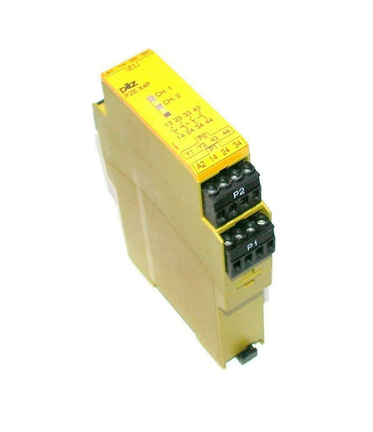 PILZ  PZE X4P 24VDC 4n/o  Safety Barrier Relay 24 DC  2.5 Watt W/CRACKED CASE