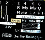 REO BERLIN-SOLINGEN 140-210 RELAY 3 AMPS