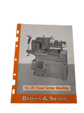 Brown & Sharpe - Hand Screw Machine Manual No.00