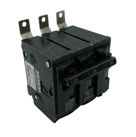 Siemens B325 3 Pole Circuit Breaker 25A 240VAC 3 PH 60HZ Bolt-On Mount