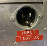 Custom 24 VDC Power Supply 500 MA W/Simpson DC Amperes Panel Meter - SOLD AS IS