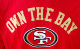 Nike Dri-Fit Men's San Francisco 49ers "Own The Bay" NFL Red Shirt Size Large