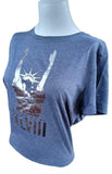 Nike Women's Super Bowl XLVIII Statue Of Liberty Touchdown Slim Fit Shirt XL