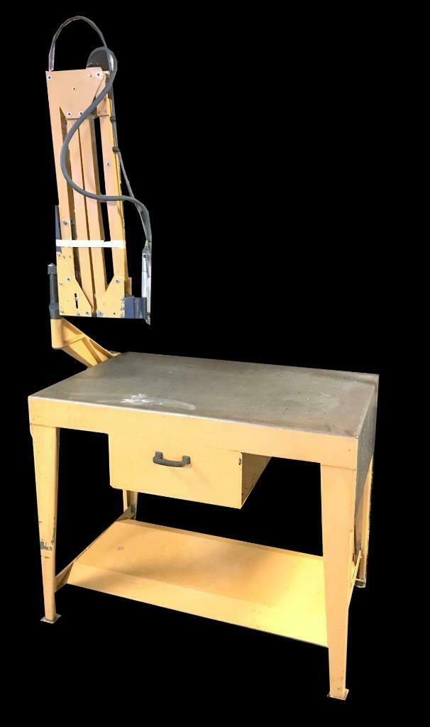 S & L Maskin Articulating Arm Table Mounted w/ Pneumatic Drill 45