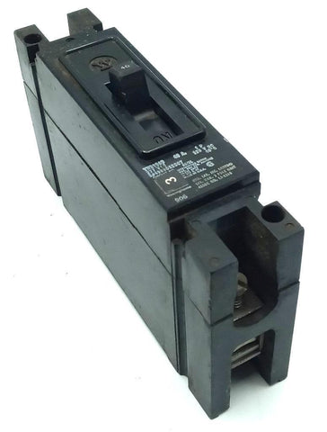 Westinghouse EHB1040 1 Pole Circuit Breaker 40A 277VAC 125VDC