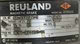 Reuland 14961-XH4541A Motor 5 / 1.25 HP 1800 RPM 460V 3 Phase w/ Magnetic Break