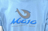 Mojo Sportfishing Gear Men's Light Blue Short Sleeve Shirt Size Large