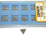 Lot of 9 New Kyocera Ceratip TC-30 Triangular Carbide Inserts TPGE-731 AA