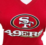 Nike Dri-Fit Women's San Francisco 49ers Red Short Sleeve Shirt Size X-Small