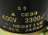 GS CE33 Capacitor 400 Volts 3300 uF