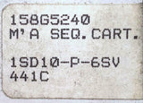 Sauer Danfoss 1SD10-P-6SV-441C Sequence Cartridge Valve 158G5240