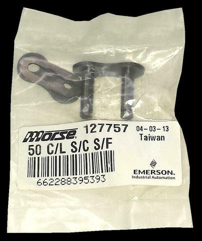 New Morse 127757  50 C/L S/C S/F  Roller Chain Master Connecting Link 50 Chain