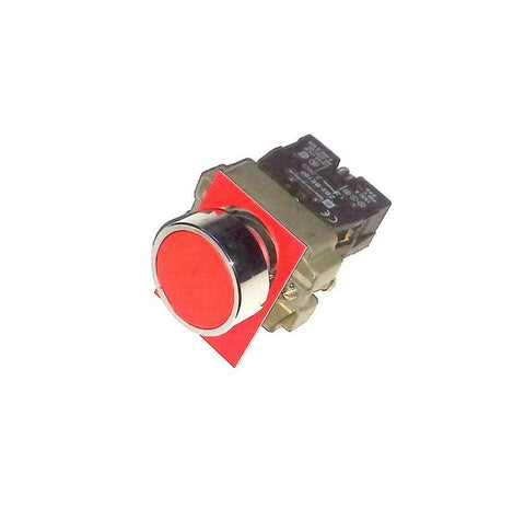 New Telemecanique  ZB2-BE102 Red Momentary Flush Pushbutton 1 N.C. Contact