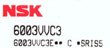 NSK 6003VVC3 Sealed Ball Bearing 17 MM X 35 MM X 10 MM (50 Available)