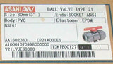 New Asahi  1602030  NSF61  True Union PVC Ball Valve 80 MM 3" TYPE 21 EPDM ANSI