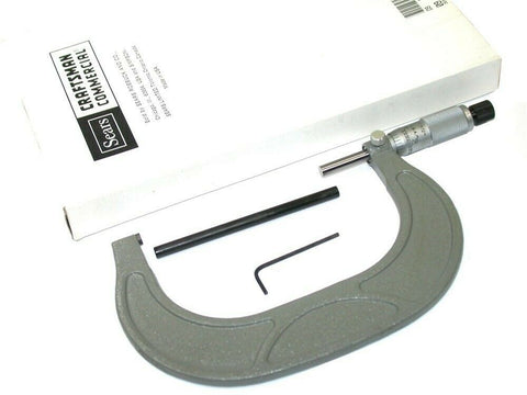 Craftsman 4" TO 5" .001" Micrometers W/ Standard 38628 NIB