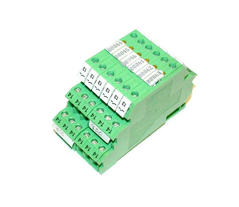 Lot of 6 Phoenix Contact  DEK-REL-24/I/1  Terminal Block Relays 24 VAC Coil