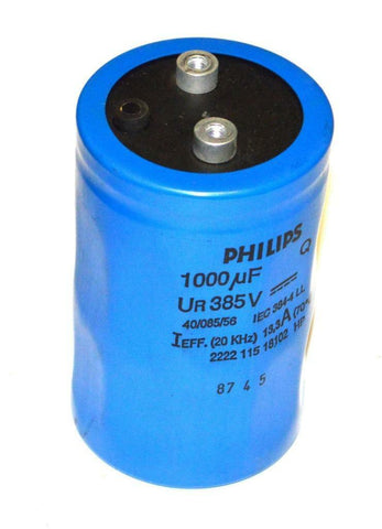 PHILIPS 2222 115 18102 CAPACITOR 1000 UF 385 VOLTS