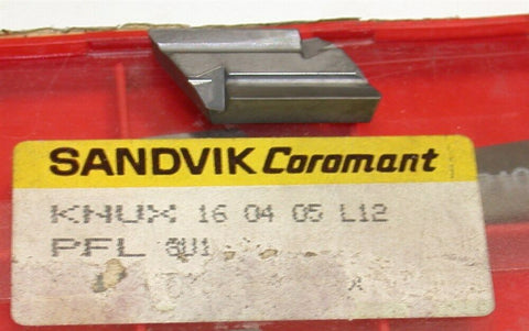 Lot of 5 New Sandvik Indexable Turning Carbide Inserts KNUX 160405L12 S1P P10