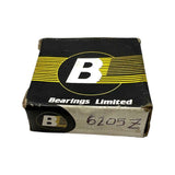 Bearings Limited 6205Z Ball Bearing 25mm X 52mm X 15mm