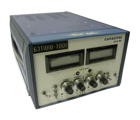CAPACITEC 3202SP-2RS232 AMPLIFIER 2 INPUTS - SOLD AS IS