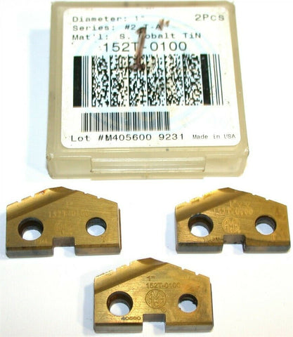 3 Allied Machine 1" Carbide Coated Spade Drilling Inserts 152T-0100