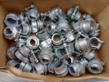 Appleton 7265 3/8" Malleable Iron Box Connector .625"-.468" Range - Box of (43)