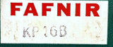 Fafnir KP16B Single Row Ball Bearing 1.0000" X 1.7500 X 0.4375 (10 Available)