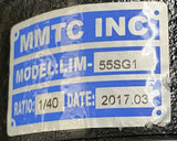 MMTC Inc LIM-55SG1 Speed Reducer 1/40 Ratio