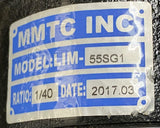 MMTC Inc LIM-55SG1 Speed Reducer 1/40 Ratio