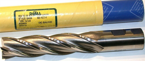 Up to 2 New DoAll 7/8" Diameter 7/8" Shank 4 Flute X Long HSS End Mills 42533