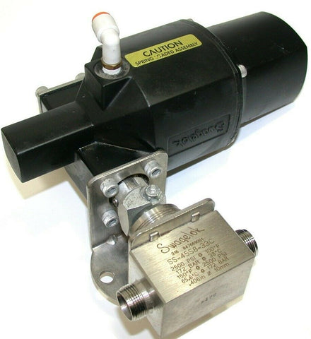 UP TO 8 SWAGELOK WHITEY 90° SPRING RETURN BALL VALVE ACTUATORS 133SR