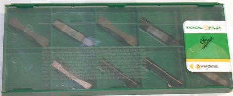 Lot of 9 New Tool-Flo Deep Grooving 1/4" Insert VDB 250 AG15 AC3A