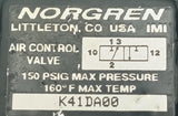 Norgren K41DA00 3 Way Air Control Valve 150 PSI Max