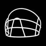 Rawlings SBRWG2-W Quick Connect White Softball Batter's Helmet Face guard NOCSAE