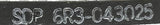 SDP 6R3-043025 Timing Belt