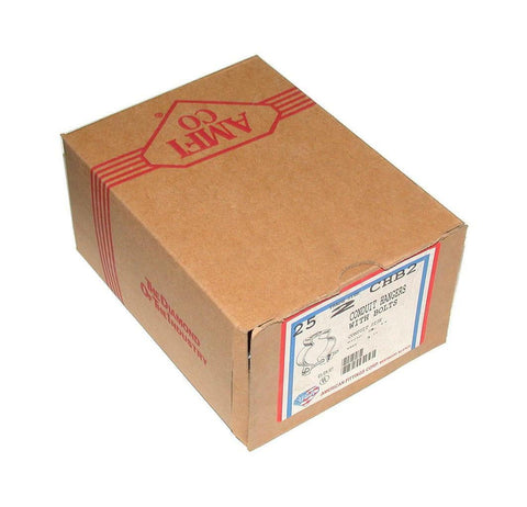 NEW BOX OF 25 AMERICAN FITTINGS 1" CONDUIT HANGERS W/BOLTS  MODEL CHB2